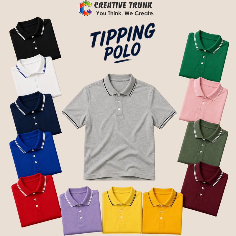Dry Fit Tipping Polo Tshirts