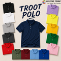 Troot Plain Polo Cotton Tshirt