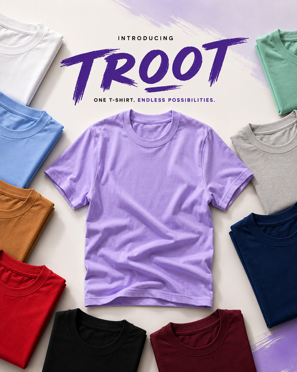 Troot Premium Biowash Round neck Tshirt